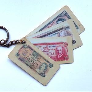 Canadian Currency🎄Vintage Ornament or keychain